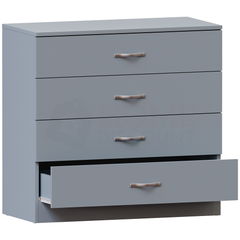 Riano 4 Drawer Chest, Grey