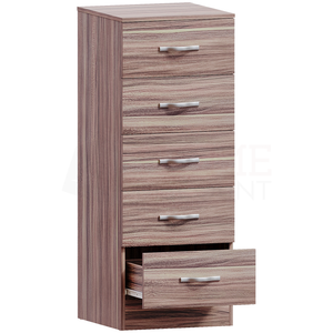 Riano 5-Drawer Narrow Chest - Walnut