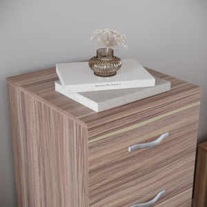 Riano 5-Drawer Narrow Chest - Walnut