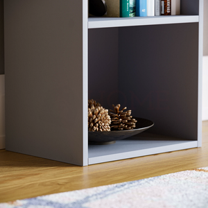 Oxford 2-Tier Cube Bookcase - Grey