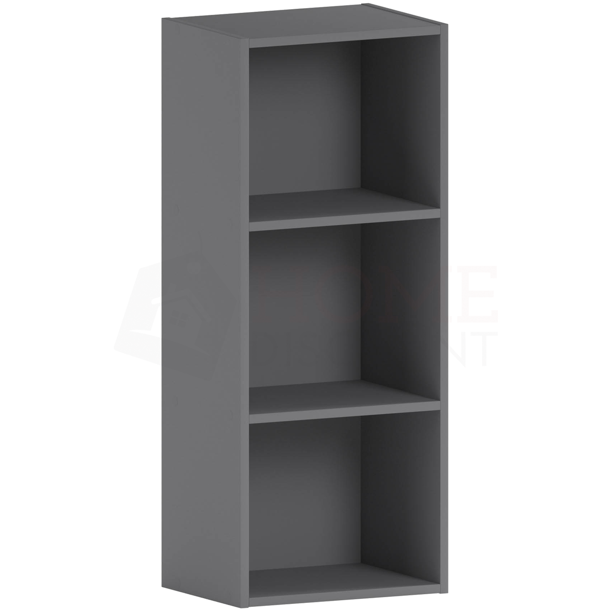 Oxford 3-Tier Cube Bookcase - Grey