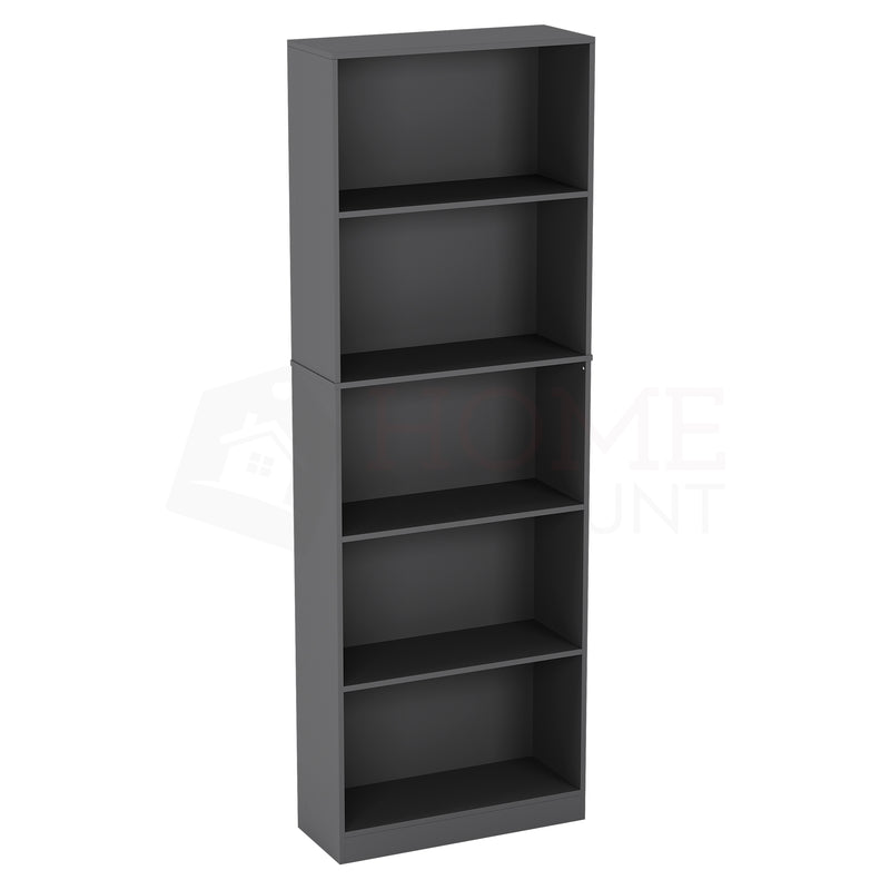 Cambridge 5-Tier Extra Large Bookcase - Grey