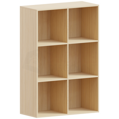 Durham 6-Cube Storage Unit - Oak