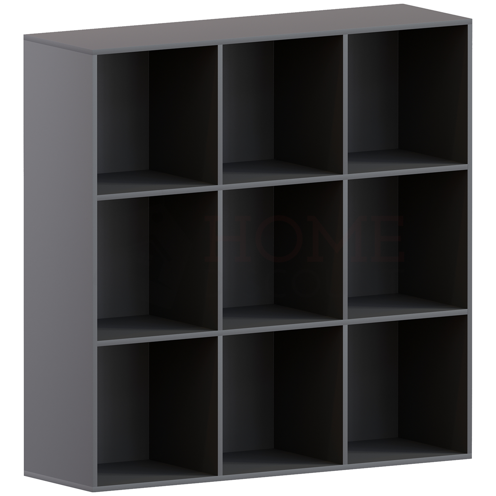 Durham 3x3 Cube Storage Unit Black Home Discount Ltd