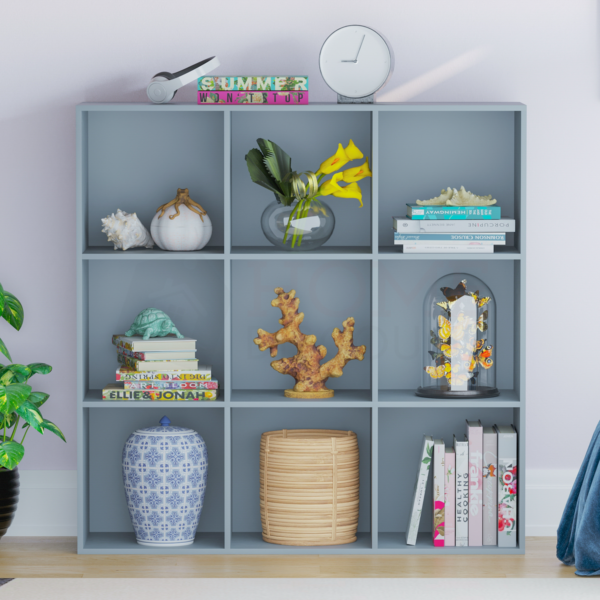 Durham 9-Cube Storage Unit - Grey