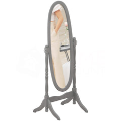 Nishano Oval Cheval Mirror - Grey