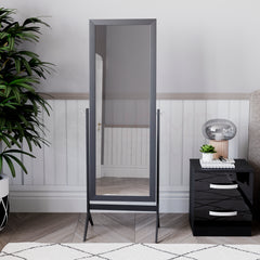 Nishano Rectangular Cheval Mirror - Black