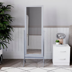 Nishano Rectangular Cheval Mirror - Grey