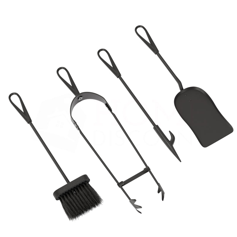 5-Piece Buxton Companion Set - Black