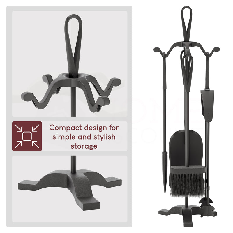 5-Piece Buxton Companion Set - Black