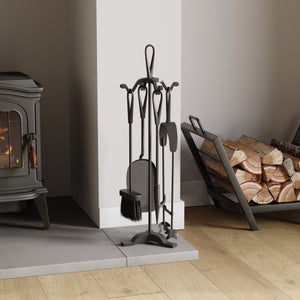 5-Piece Buxton Companion Set - Black