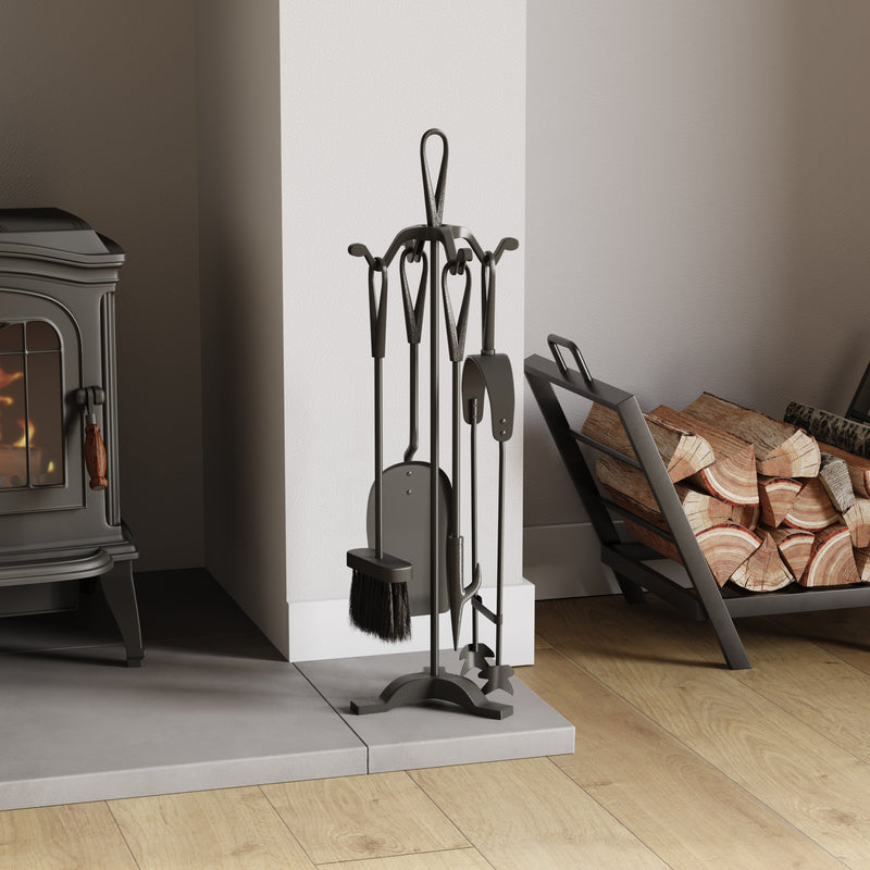 5-Piece Buxton Companion Set - Black