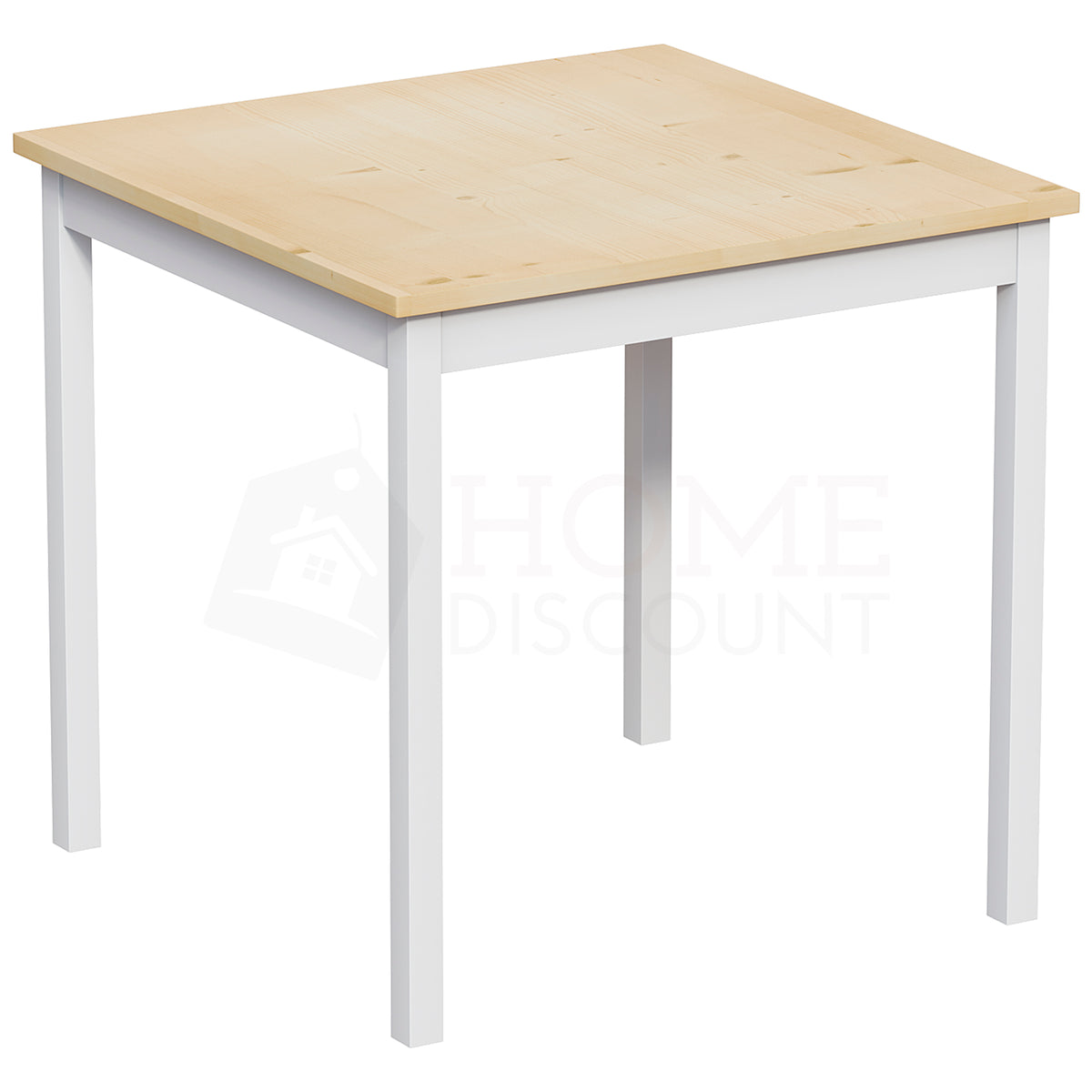 Yorkshire 2-Seater Dining Set - White & Pine
