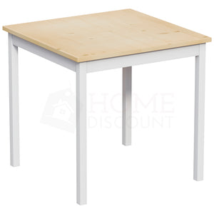 Yorkshire 2-Seater Dining Set - White & Pine