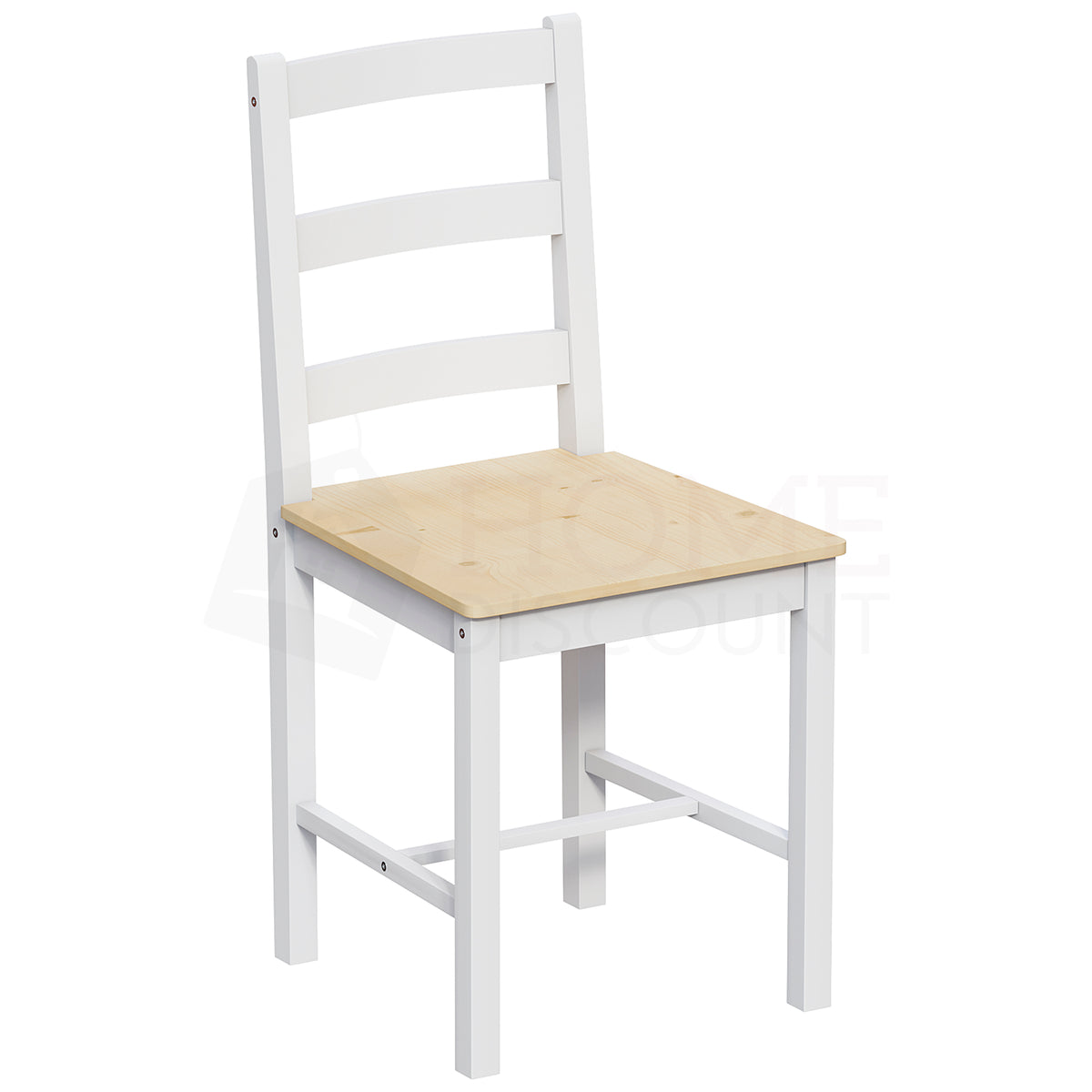 Yorkshire 2-Seater Dining Set - White & Pine
