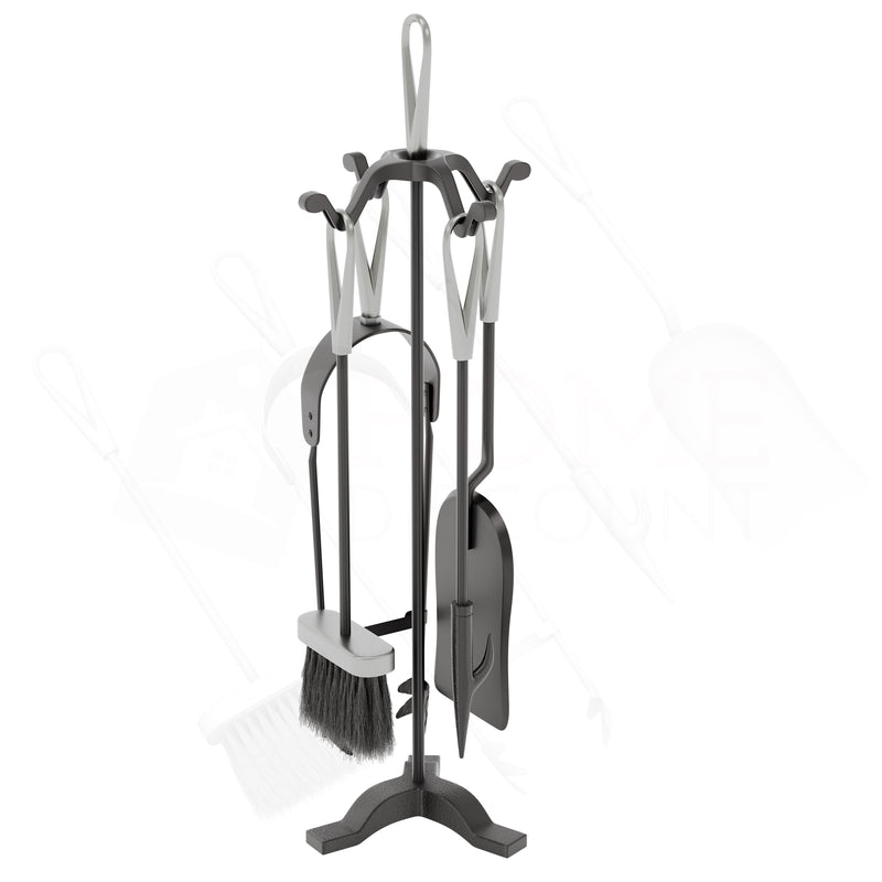 5-Piece Buxton Companion Set - Black & Nickel