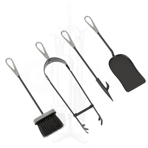 5-Piece Buxton Companion Set - Black & Nickel