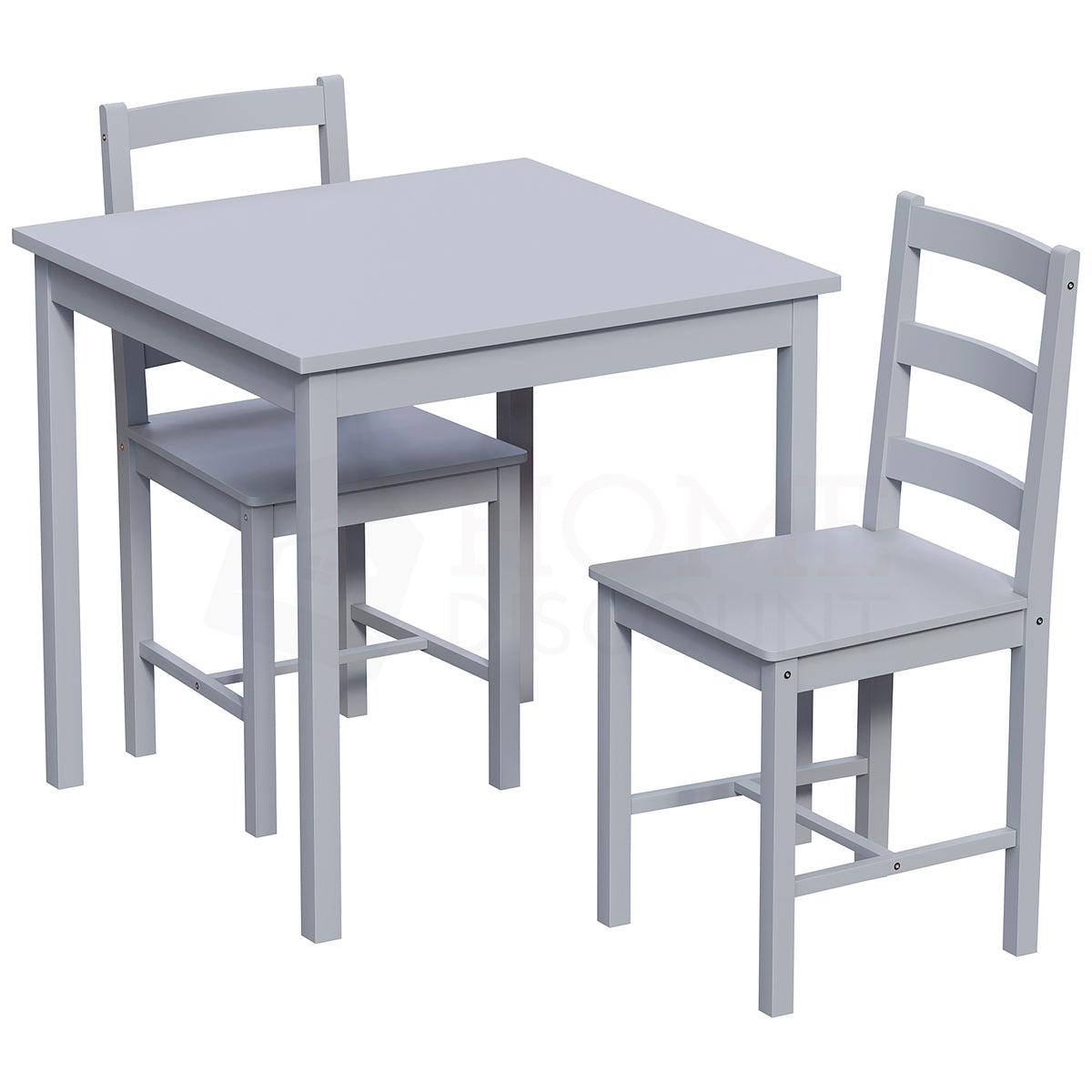 Yorkshire 2-Seater Dining Set - Grey