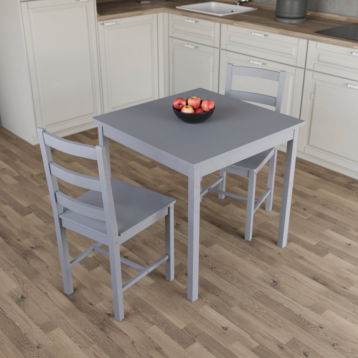 Yorkshire 2-Seater Dining Set - Grey