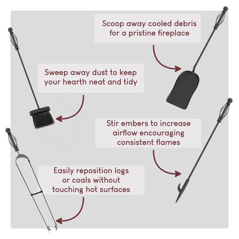 5-Piece Darton Companion Set - Black