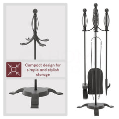 5-Piece Darton Companion Set - Black