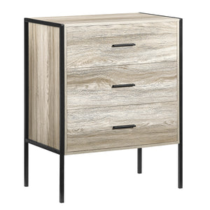 Brooklyn 3-Drawer Chest - Grey