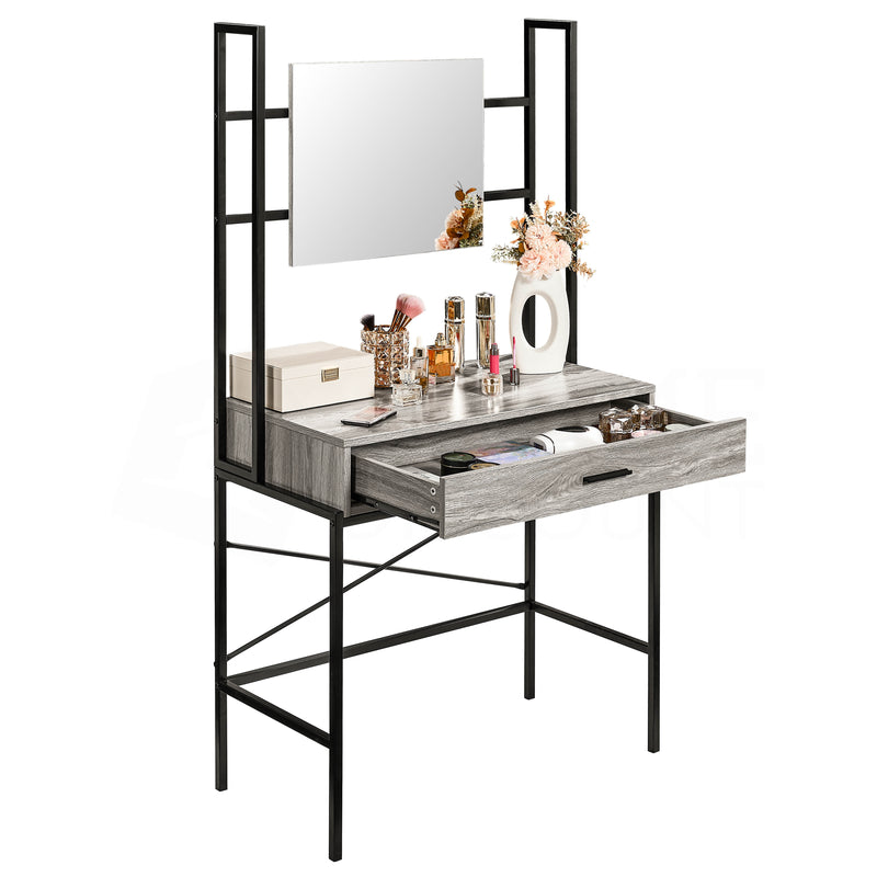 Brooklyn 1-Drawer Dressing Table - Grey