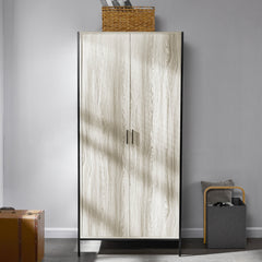 Brooklyn 2-Door Wardrobe - Grey