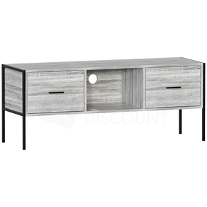 Brooklyn 2-Drawer TV Unit - Grey