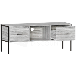 Brooklyn 2-Drawer TV Unit - Grey
