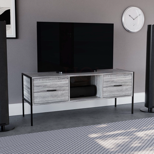 Brooklyn 2-Drawer TV Unit - Grey
