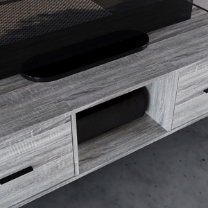 Brooklyn 2-Drawer TV Unit - Grey