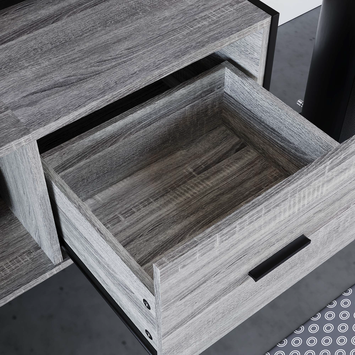 Brooklyn 2-Drawer TV Unit - Grey