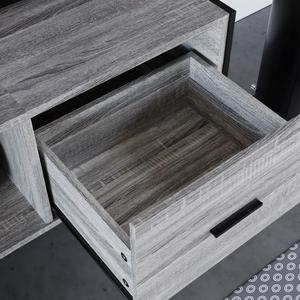 Brooklyn 2-Drawer TV Unit - Grey