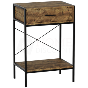 Brooklyn 1-Drawer Console Table - Dark Wood