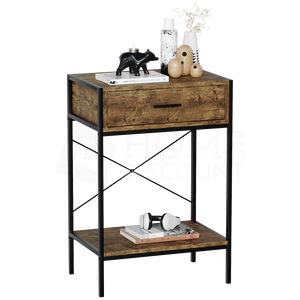 Brooklyn 1-Drawer Console Table - Dark Wood