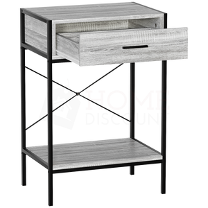 Brooklyn 1-Drawer Console Table - Grey