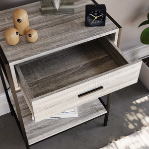 Brooklyn 1-Drawer Console Table - Grey
