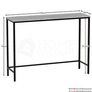 Brooklyn Console Table - Grey