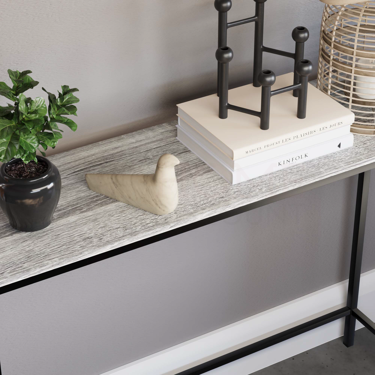 Brooklyn Console Table - Grey