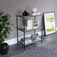 Brooklyn 3-Tier Bookcase - Grey