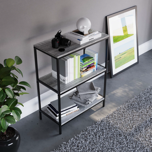 Brooklyn 3-Tier Bookcase - Grey