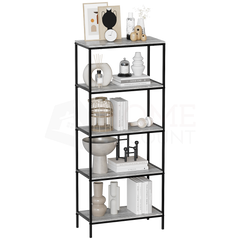 Brooklyn 5 Tier Bookcase, Grey