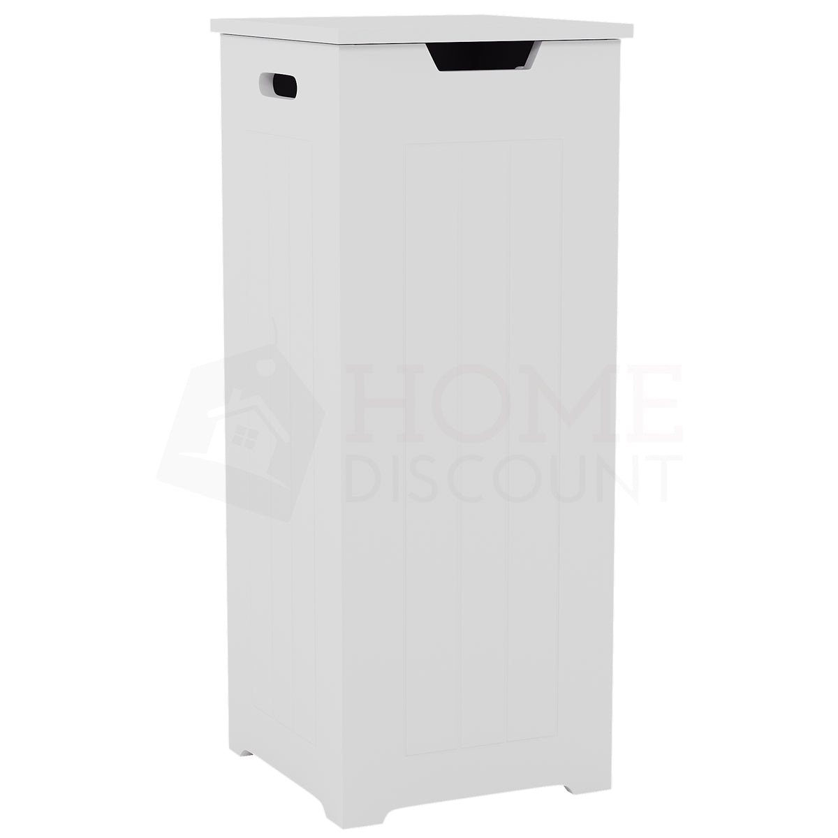 Small Laundry Hamper, White (FSC 100%)