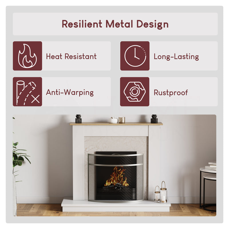 Buckton Fire Guard - Nickel