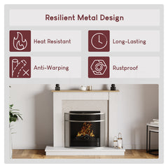 Buckton Fire Guard - Nickel