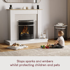 Buckton Fire Guard - Nickel