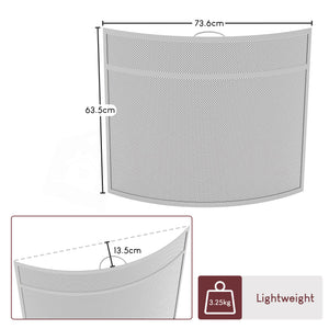 Buckton Fire Guard - Nickel