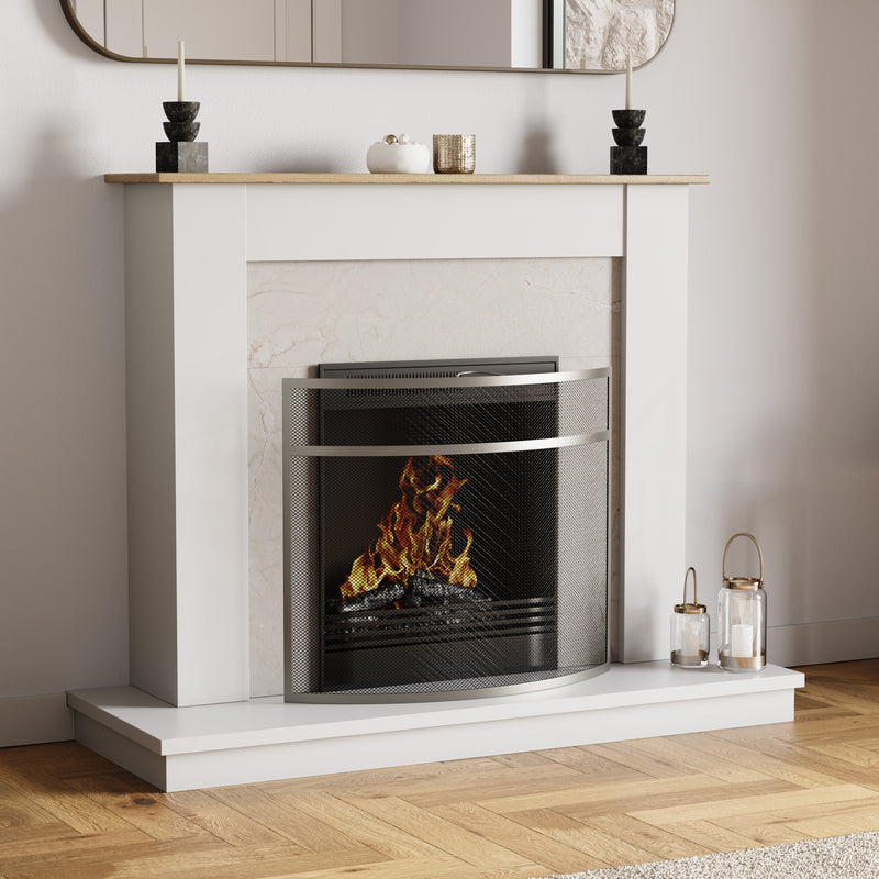Buckton Fire Guard - Nickel