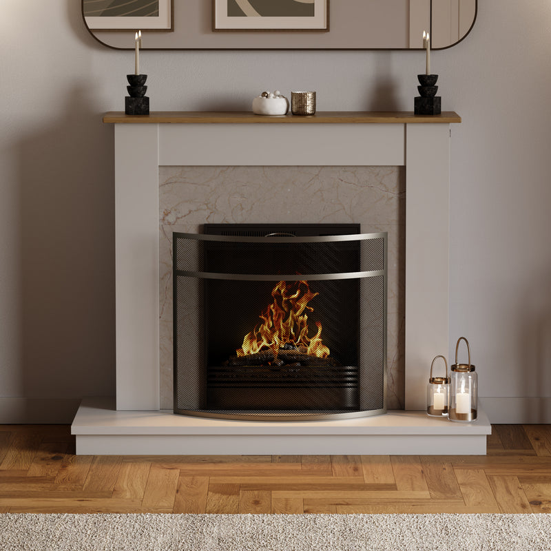 Buckton Fire Guard - Nickel
